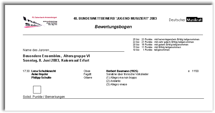 Bewertungsbogen (BaW�)